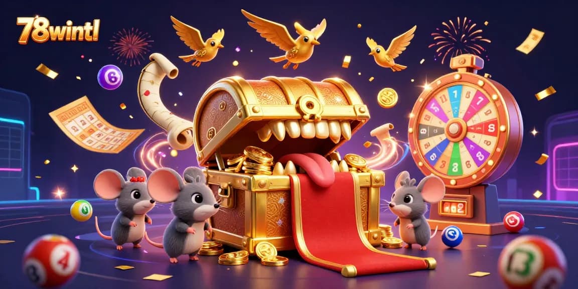 Experience thrilling wins at 78wintl with engaging lottery balls and vibrant prize elements.