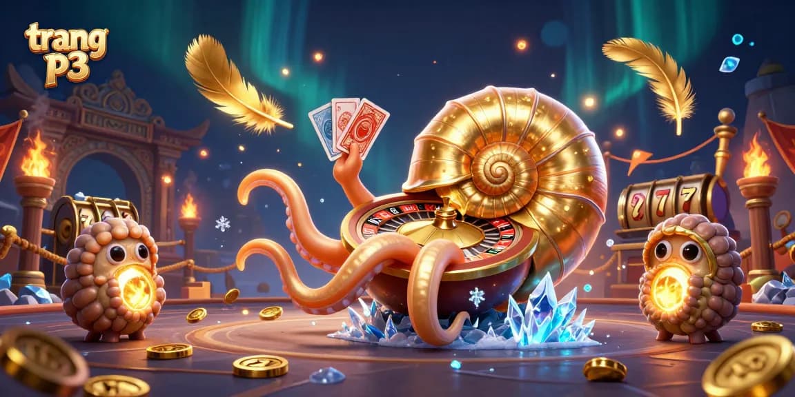 Engage in thrilling gameplay at trang p3 with golden nautilus roulette, 3D card action, and epic casino elements.