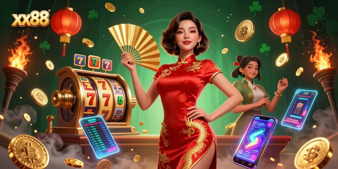 Engage with thrilling jackpots at xx88 featuring exciting slot games and vibrant casino visuals.