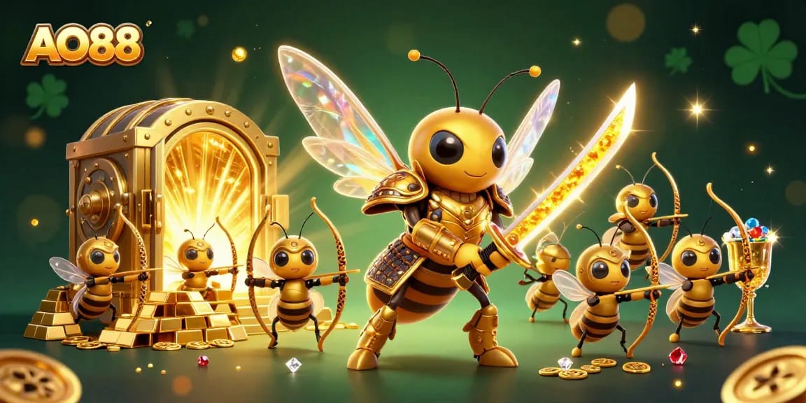 Win exciting jackpots at AO88 in a vibrant casino scene packed with riches and dynamic energy.