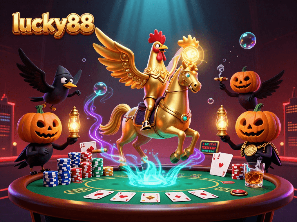 Discover exciting gameplay at lucky88 with engaging characters in a vibrant casino setting.