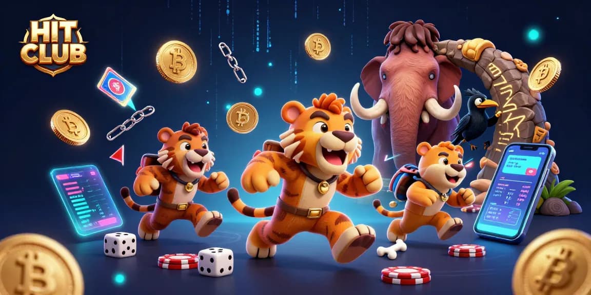 Win big at HIT CLUB with 3D casino games featuring exciting prehistoric characters.