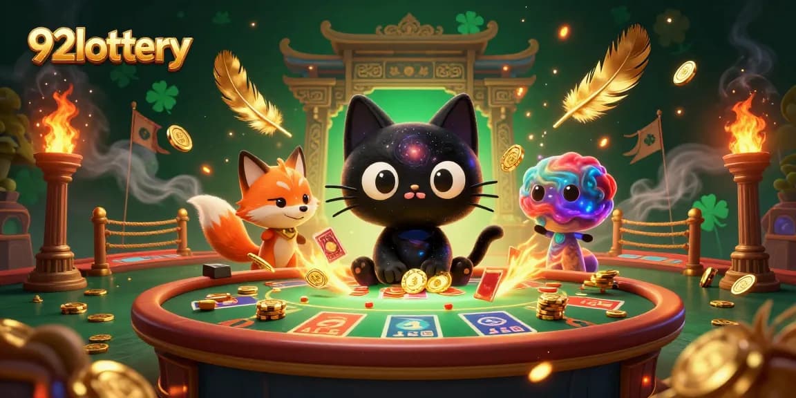 Join 92lottery's cosmic casino with captivating characters and thrilling gaming action.