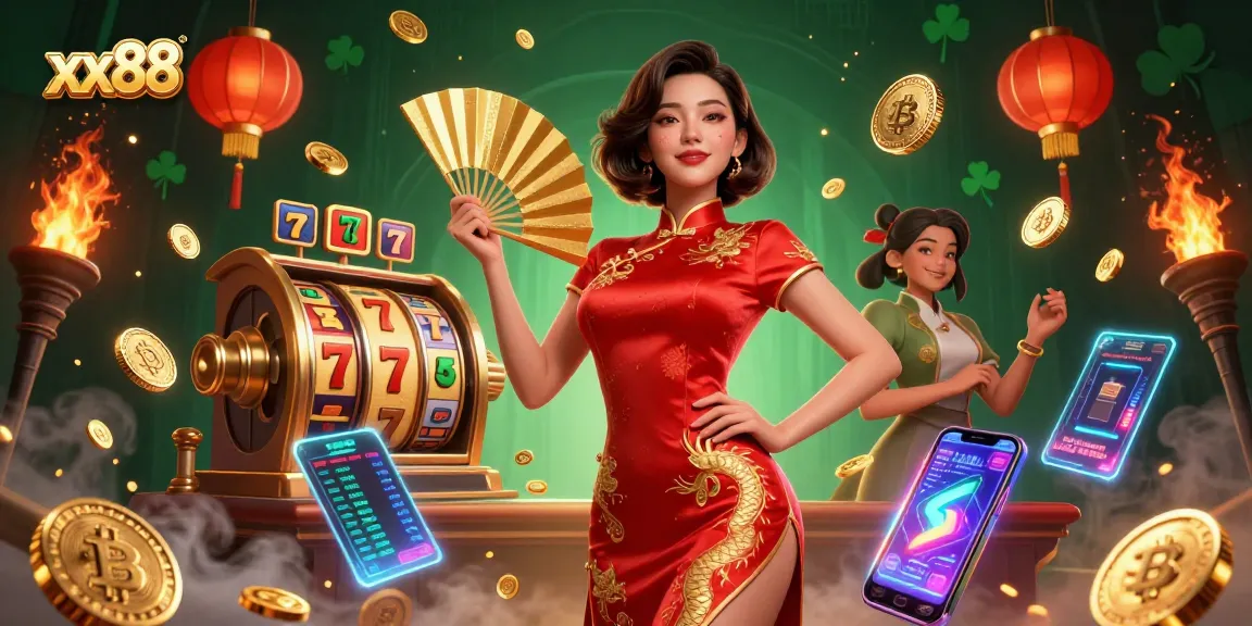 Engage with thrilling jackpots at xx88 featuring exciting slot games and vibrant casino visuals.
