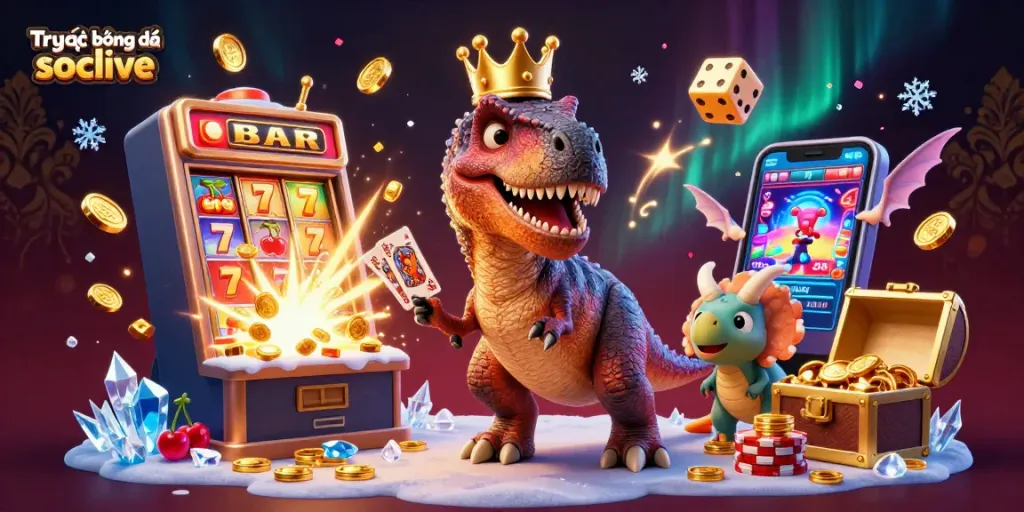 Experience Trực tiếp bóng đá socolive with a vibrant scene of animated casino fun.
