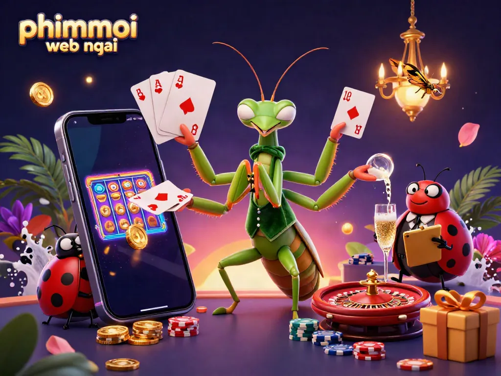 Experience the thrill at phimmoi web mới with a vibrant casino scene where characters engage in exciting gambling activities.