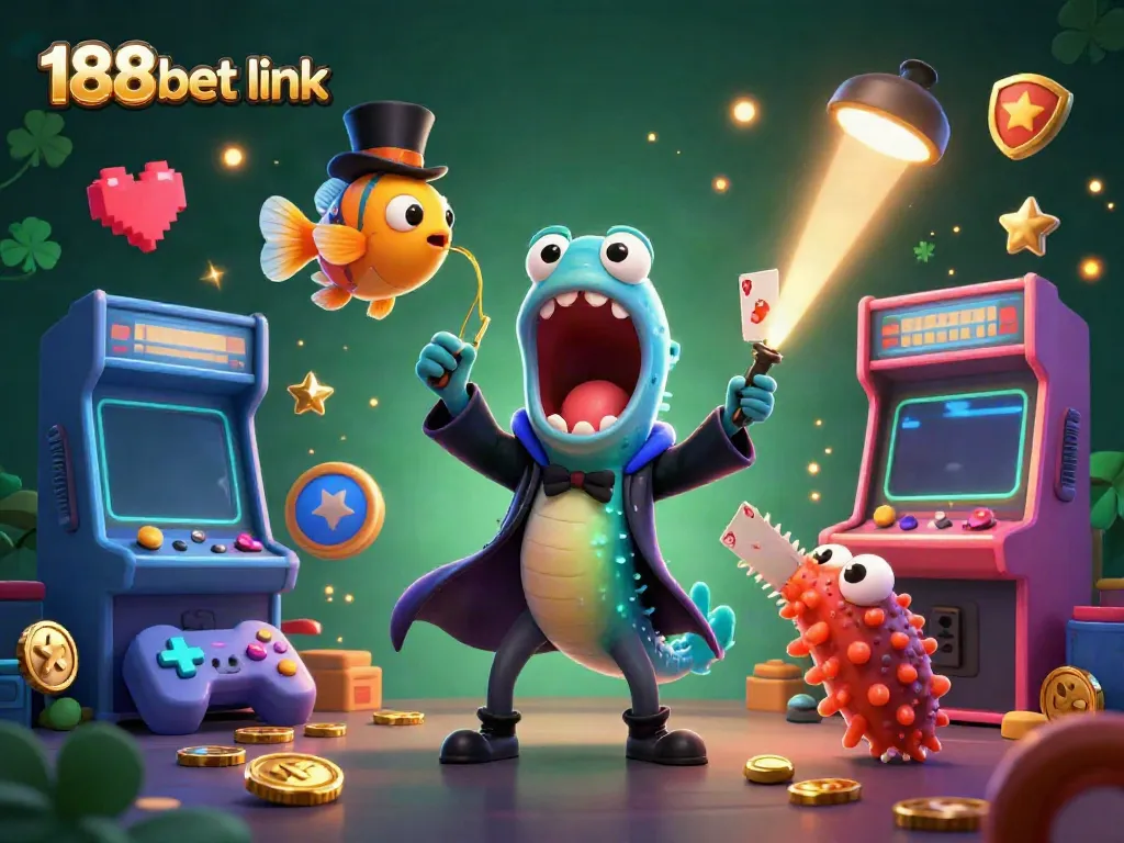 Experience the magic of gaming with the vibrant scene featuring 188bet link in an underwater casino.