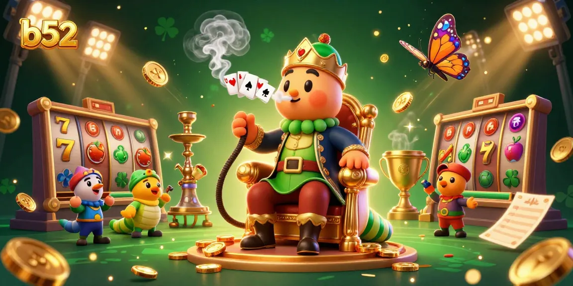 Experience the thrill of b52 slots with vibrant gaming elements and a colorful casino scene.