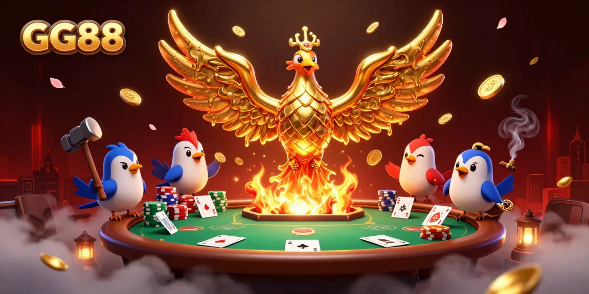 Win big with GG88 at the dynamic poker table surrounded by fortune and excitement.