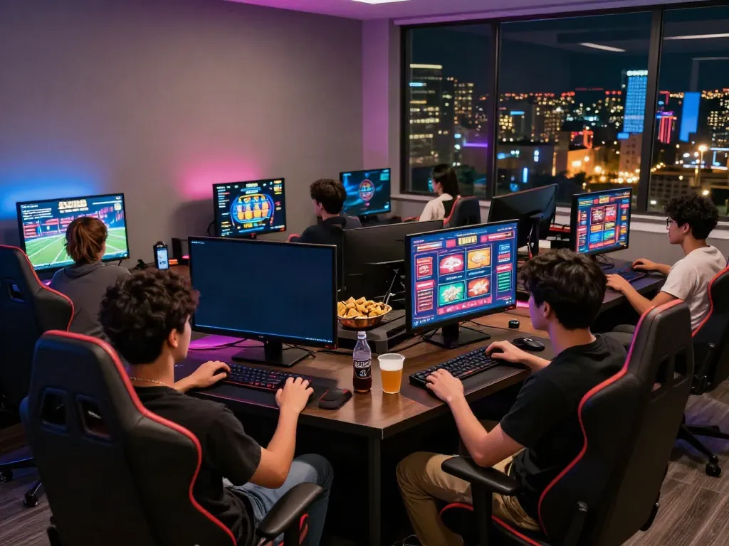 Engaging gaming experience at https://playsv88.net/ with friends in a lively atmosphere.