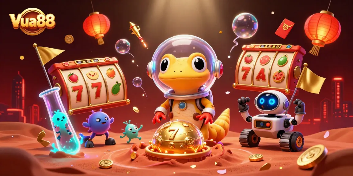 Experience enchanting gameplay at Vua88's golden casino with thrilling jackpots and vibrant celebrations.