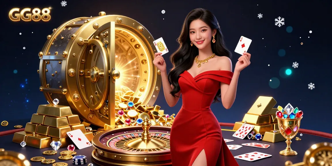 Experience vibrant gaming excitement at GG88 with dazzling roulette and golden treasures.
