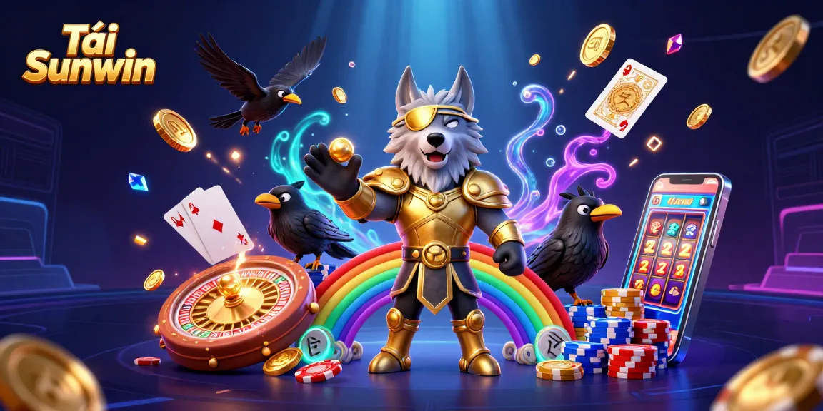 Tải Sunwin to enjoy immersive casino experiences with a dynamic scene of Norse-inspired game characters.