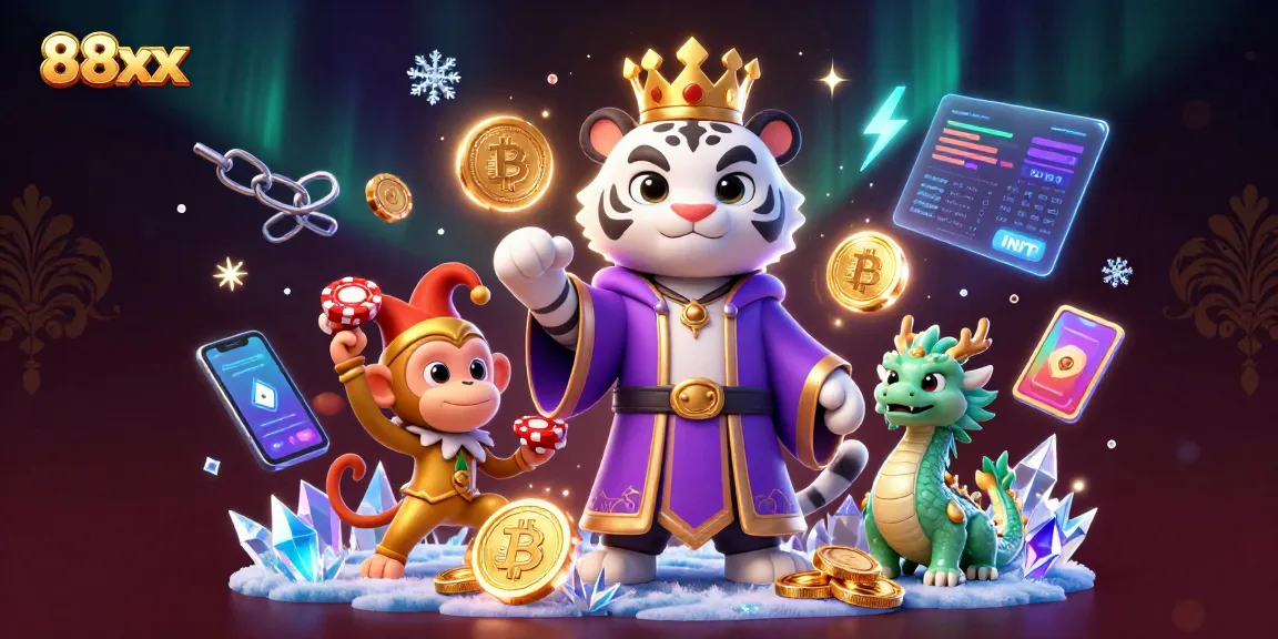 Experience thrilling gameplay at 88xx with elegant characters and rich casino elements in a vibrant setting.
