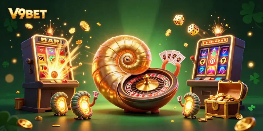 Experience thrilling moments with V9BET's 3D ancient nautilus casino adventure filled with jackpots and colorful games.