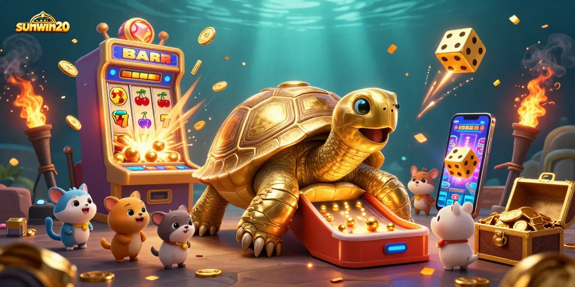 Experience the excitement of sunwin20 with golden tortoise pinball action and dynamic jackpot elements.