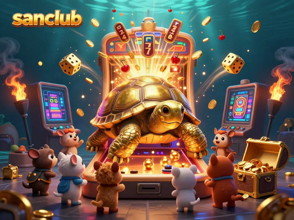 Experience the thrill of winning with sanclub's exciting casino games and vibrant atmosphere.