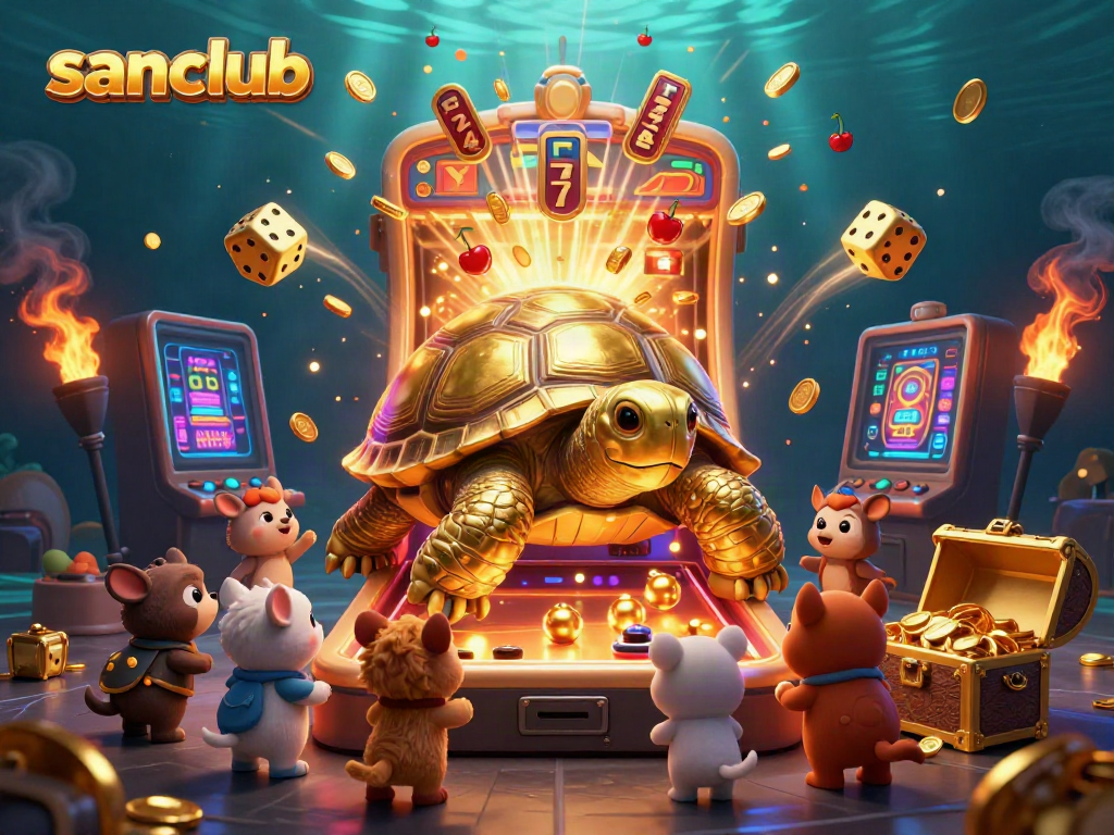 Experience the thrill of winning with sanclub's exciting casino games and vibrant atmosphere.