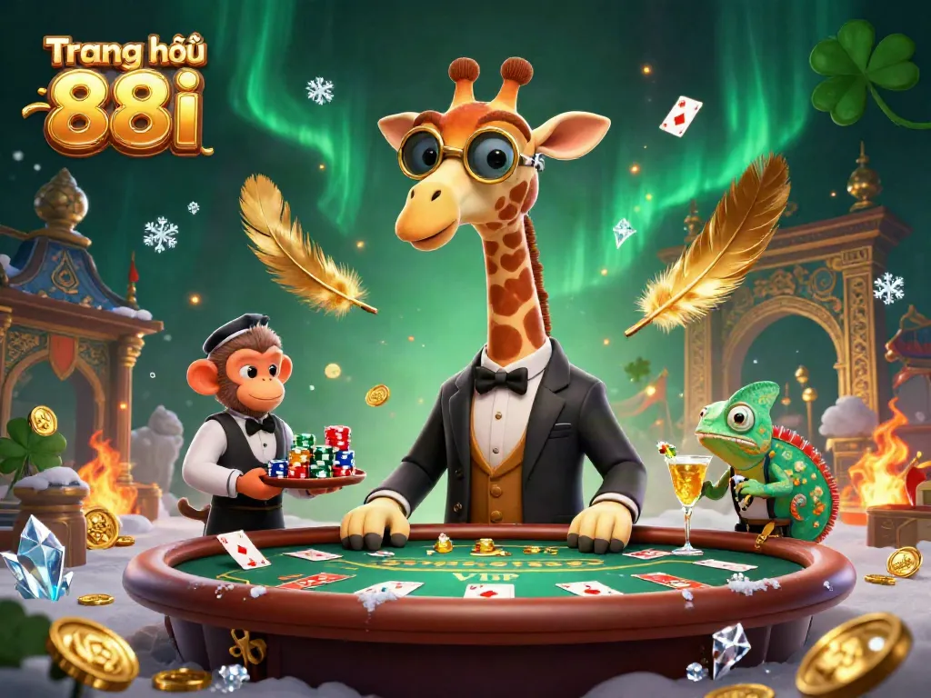 Engage with the thrill of gambling at Trang chủ 88i with vibrant characters in a casino setting full of action and excitement.