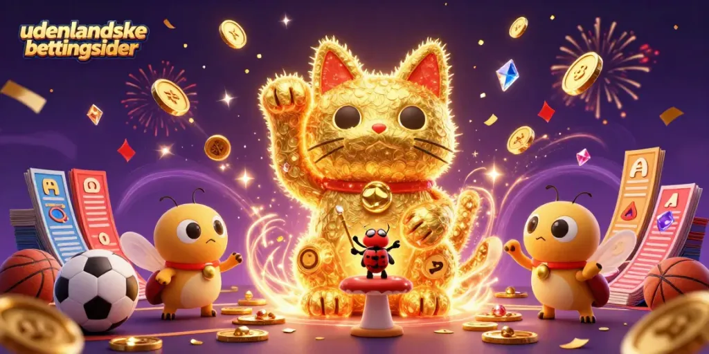 Engage with udenlandske betting sider through dynamic golden fireflies shaped as lucky cats.