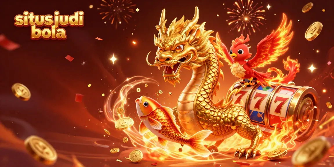 Memenangkan taruhan di situs judi bola dengan keberuntungan dari naga emas dan ikan koi!