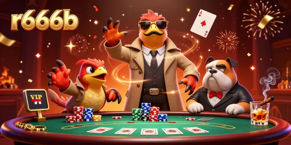 Engage in thrilling gaming moments at r666b's VIP lounge, where fun and strategy collide.