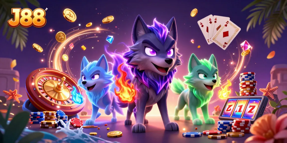 Engage in thrilling gameplay with J88, featuring dynamic casino elements like roulette and poker.