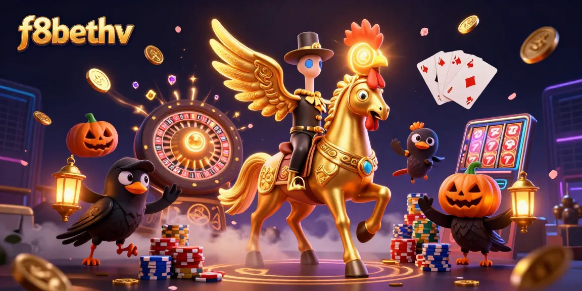 Experience the thrilling f8bethv casino adventure with golden rooster and spectral horse.
