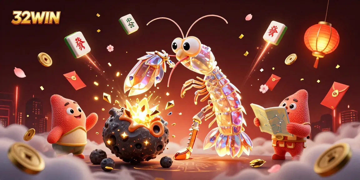 Experience thrilling gaming at 32WIN, showcasing vibrant elements from classic casino adventures.