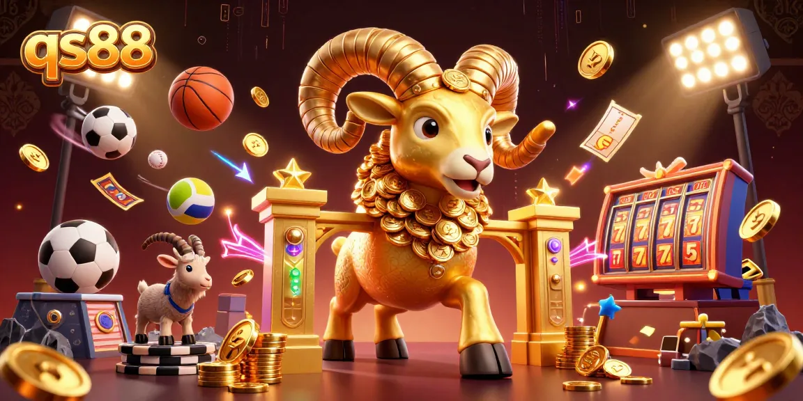 Engage with qs88 as the golden ram charges towards success in this vibrant casino scene.
